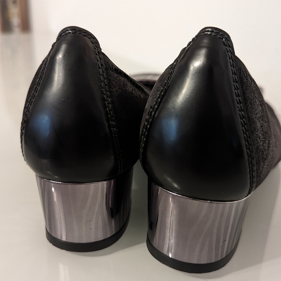 Hispanitas black leather pump 37EU - Picture 3 of 6